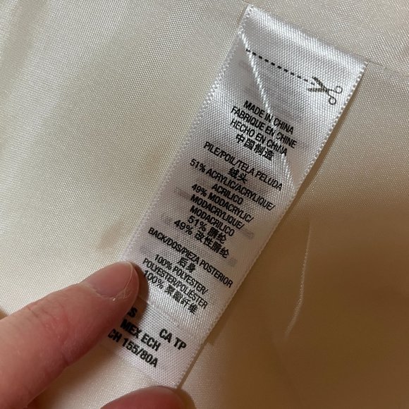 Juicy Couture Faux Fur Vest Jacket, XS - Picture 4 of 4